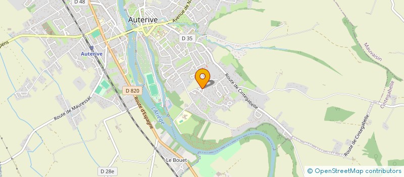 localisation de l'entreprise LYDIE EVENTS à AUTERIVE