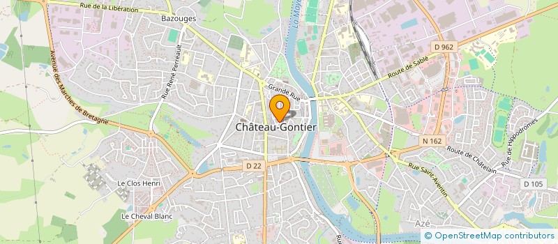 localisation de l'entreprise LYDIE GATIGNOL à LAVAL