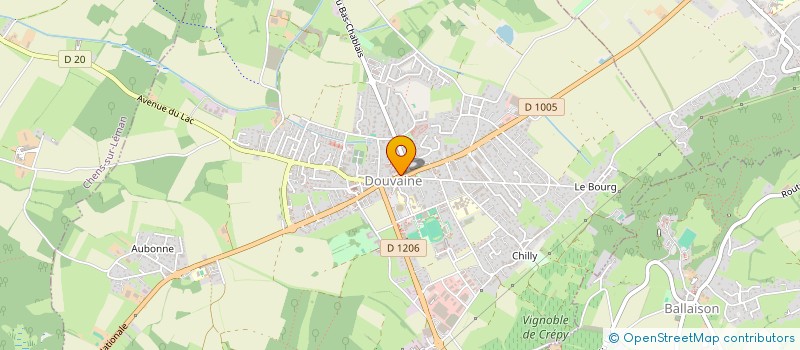 localisation de l'entreprise LYDIE REVERCHON  DOUVAINE