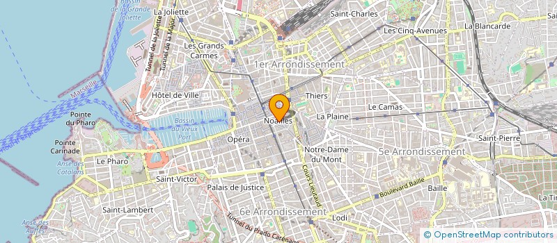 localisation de l'entreprise LYDIE TRESSES à MARSEILLE