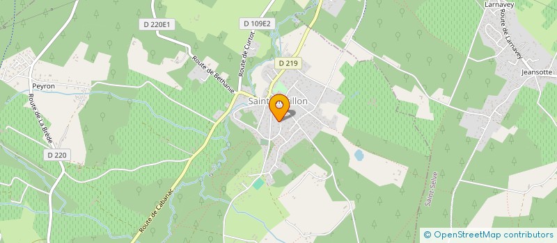 localisation de l'entreprise LYDIEDANSE  SAINT-MORILLON