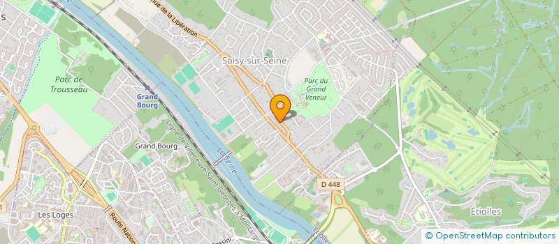 localisation de l'entreprise LYDRIVE à SOISY-SUR-SEINE