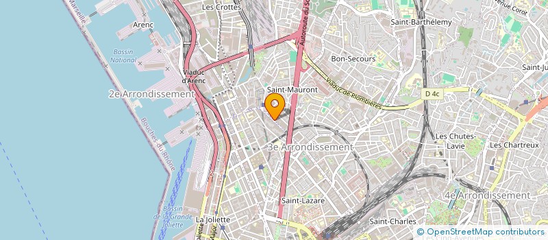 localisation de l'entreprise LYDY RESTO  MARSEILLE