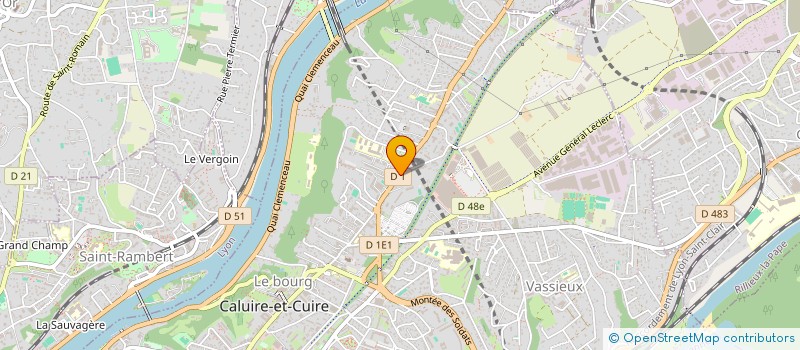 localisation de l'entreprise LYDZUP à CALUIRE-ET-CUIRE