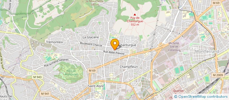 localisation de l'entreprise LYEM  CLERMONT-FERRAND