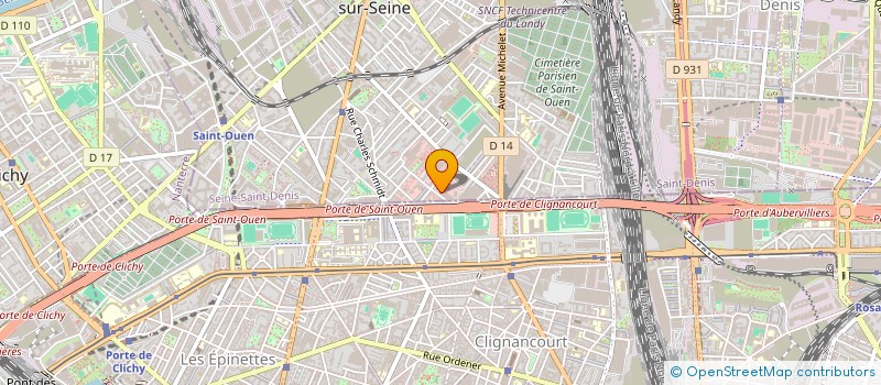 localisation de l'entreprise LYES à SAINT-OUEN-SUR-SEINE