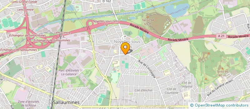 localisation de l'entreprise LYES  NOYELLES SOUS LENS