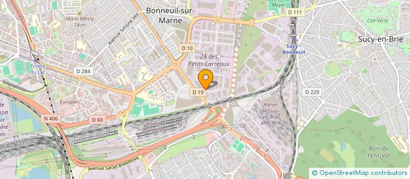 localisation de l'entreprise LYES  BONNEUIL-SUR-MARNE