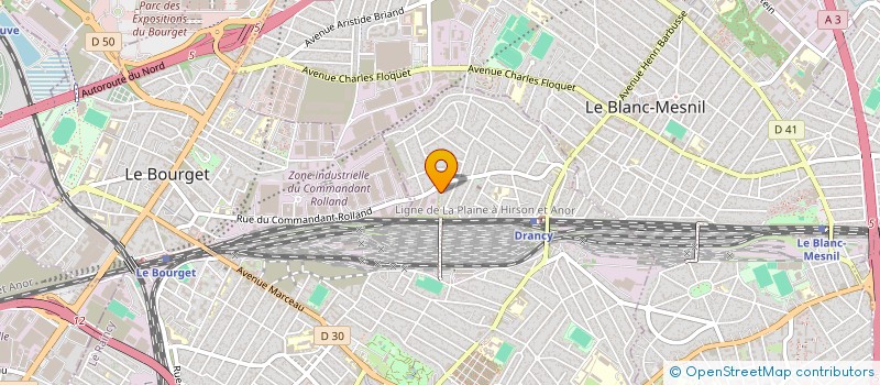 localisation de l'entreprise LYES BAT  DRANCY