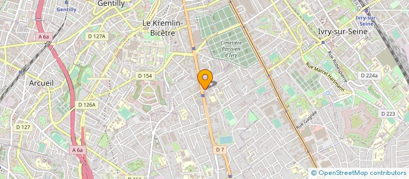 localisation de l'entreprise LYES COIFFURE  VILLEJUIF