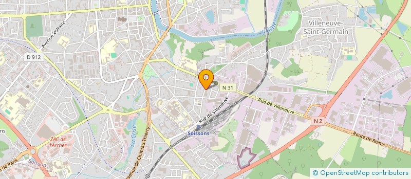 localisation de l'entreprise LYES INVESTISSEMENTS IMMOBILIER à SOISSONS