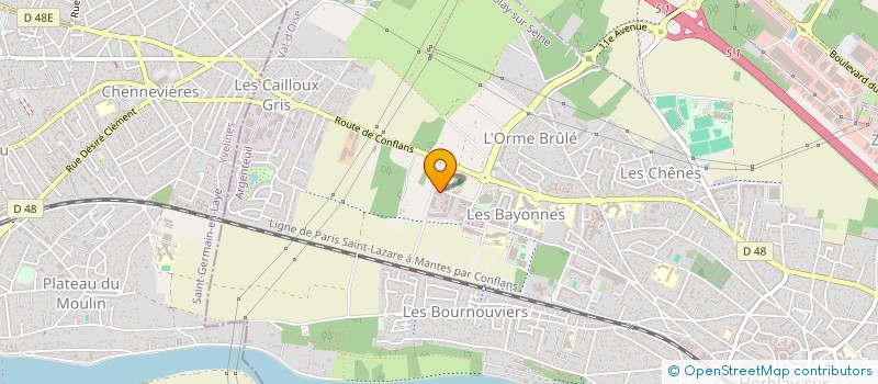 localisation de l'entreprise LYES VTC  HERBLAY-SUR-SEINE