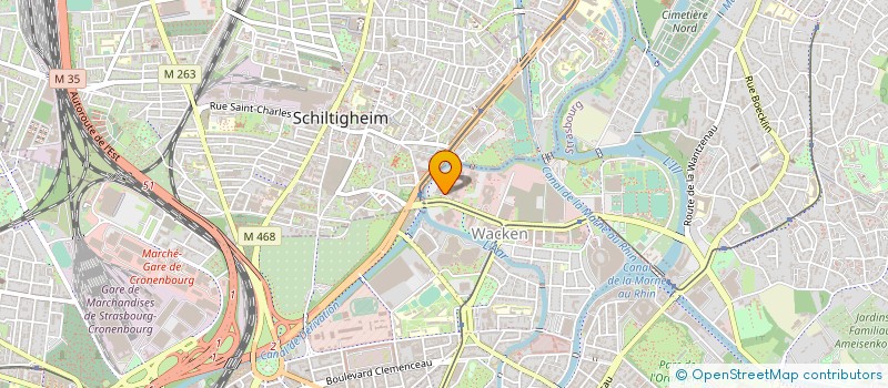 localisation de l'entreprise LYF  STRASBOURG