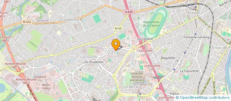 localisation de l'entreprise LYFA FIBRE à TOULOUSE