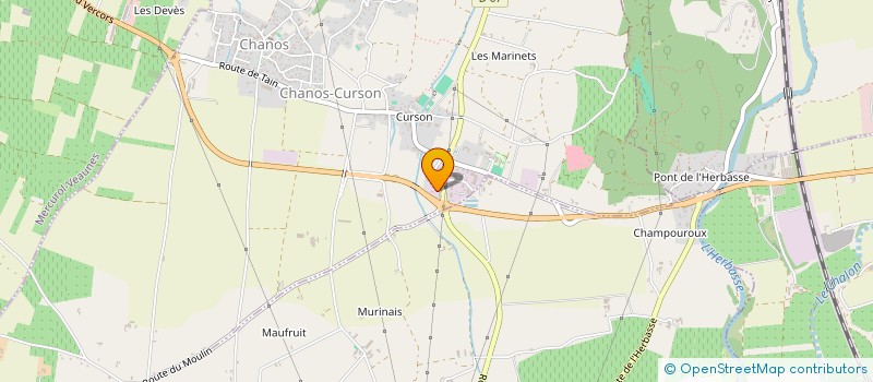 localisation de l'entreprise LYFABRIMO  CHANOS-CURSON