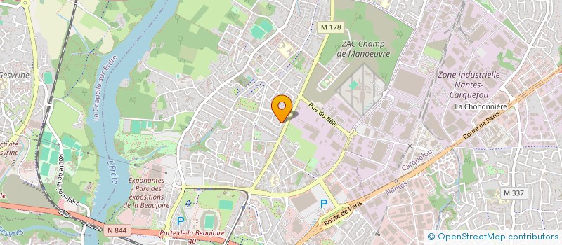 localisation de l'entreprise LYFCOM  NANTES