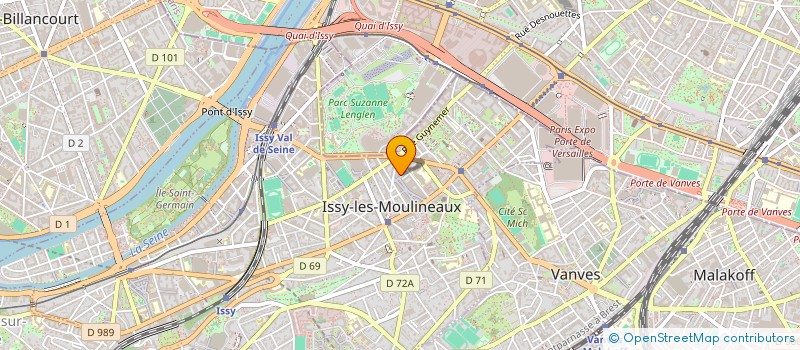 localisation de l'entreprise LYFE à ISSY-LES-MOULINEAUX