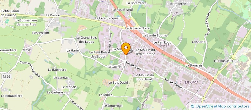 localisation de l'entreprise LYFE à COUERON