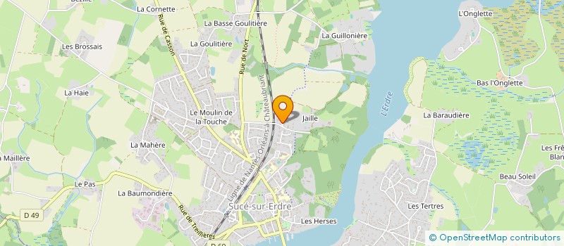 localisation de l'entreprise LYG  SUCE-SUR-ERDRE