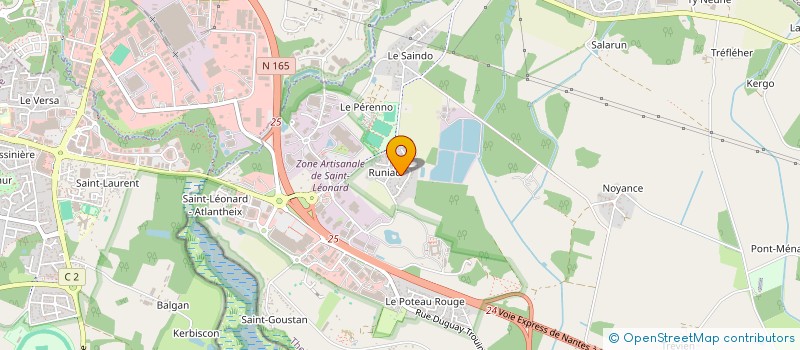 localisation de l'entreprise LYGAELIC  THEIX-NOYALO