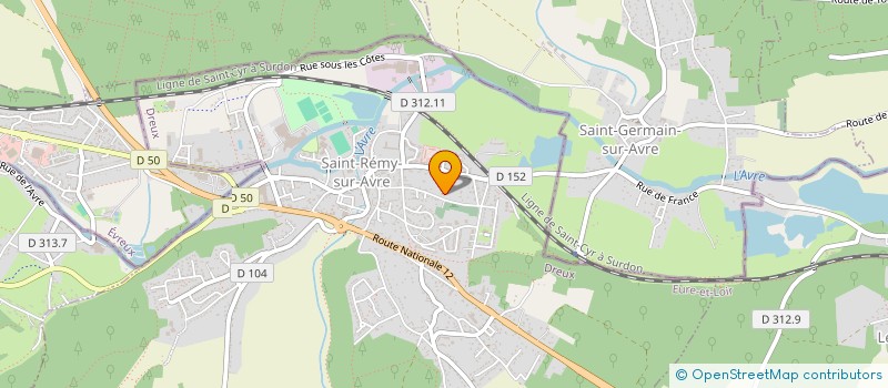 localisation de l'entreprise LYGUE à SAINT-REMY-SUR-AVRE