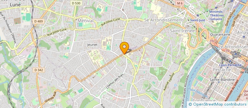 localisation de l'entreprise LYH  LYON