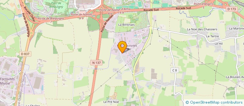 localisation de l'entreprise LYIESS à NOYAL-CHATILLON-SUR-SEICHE
