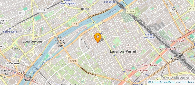 localisation de l'entreprise LYJ DEVELOPPEMENT à LEVALLOIS-PERRET
