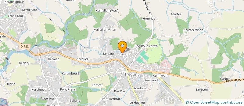 localisation de l'entreprise LYJAJUPA  TREGUNC