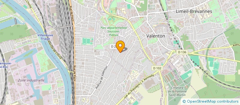 localisation de l'entreprise LYK à VALENTON