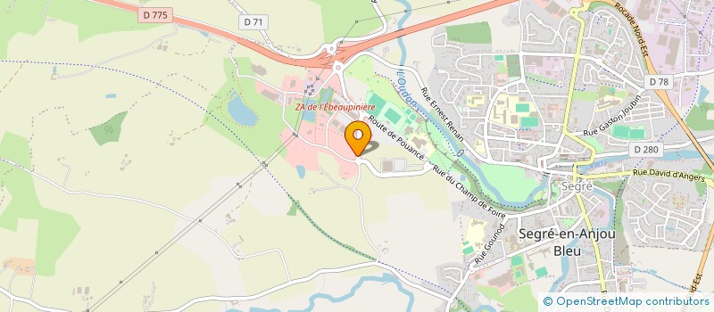 localisation de l'entreprise LYKES  SEGRE-EN-ANJOU BLEU