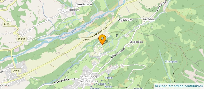 localisation de l'entreprise LYL  SAINT-LEGER-LES-MELEZES