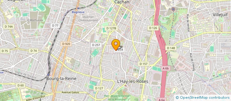 localisation de l'entreprise LYL CIE  CACHAN