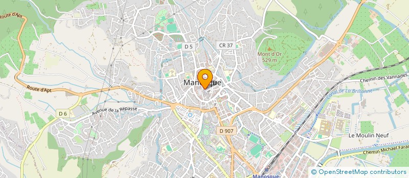 localisation de l'entreprise LYL MAREE à MANOSQUE