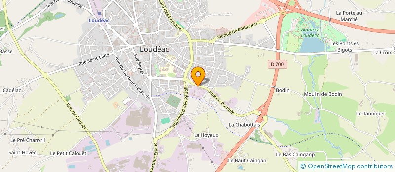 localisation de l'entreprise LYLA à LOUDEAC