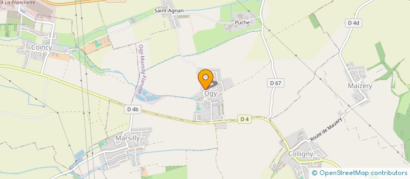 localisation de l'entreprise LYLAN  OGY-MONTOY-FLANVILLE