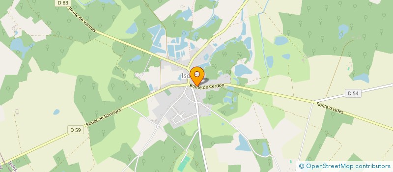 localisation de l'entreprise LYLARMOR à ISDES