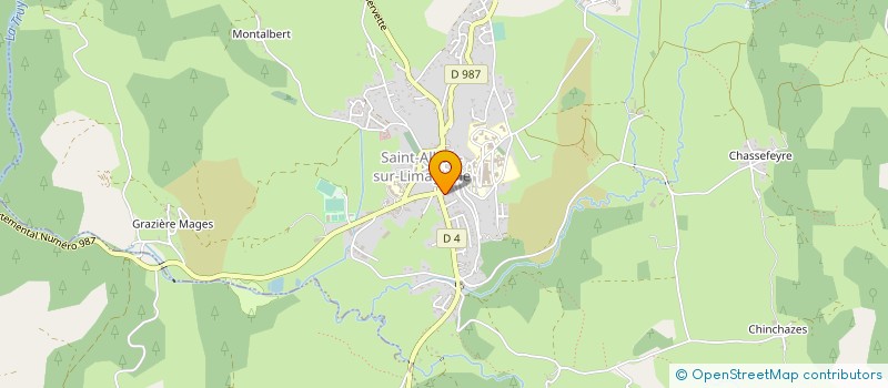 localisation de l'entreprise LYLAS  SAINT-ALBAN-SUR-LIMAGNOLE