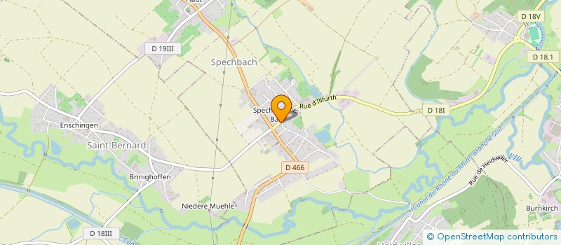 localisation de l'entreprise LYLCOM  SPECHBACH