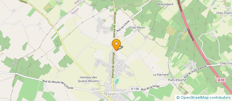 localisation de l'entreprise LYLI 17  TESSON