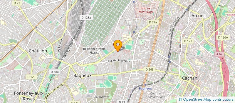 localisation de l'entreprise LYLIA ESPOIR à BAGNEUX