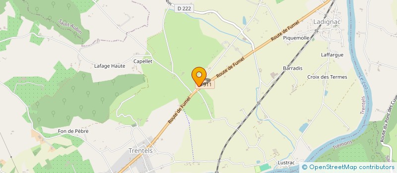 localisation de l'entreprise LYLICO  TRENTELS