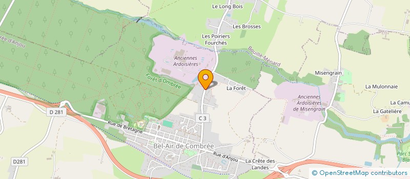 localisation de l'entreprise LYLIXM à OMBREE D'ANJOU