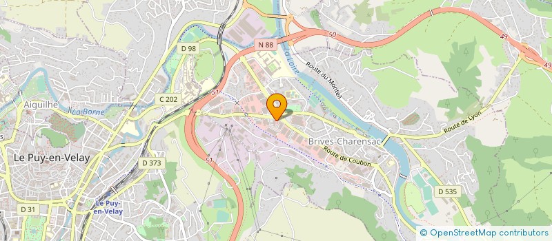 localisation de l'entreprise LYLO  BRIVES-CHARENSAC