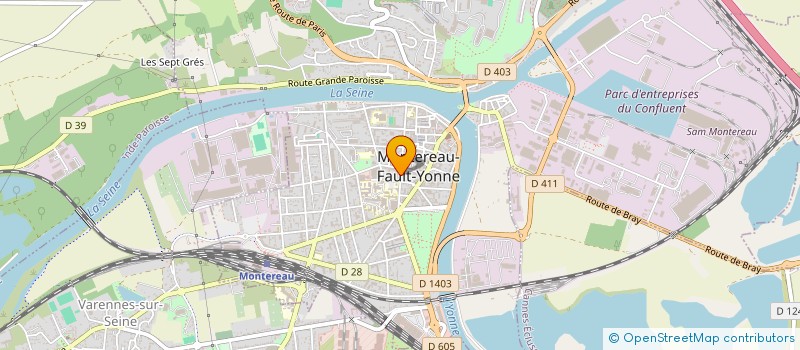 localisation de l'entreprise LYLO PRESTIGE  MONTEREAU-FAULT-YONNE