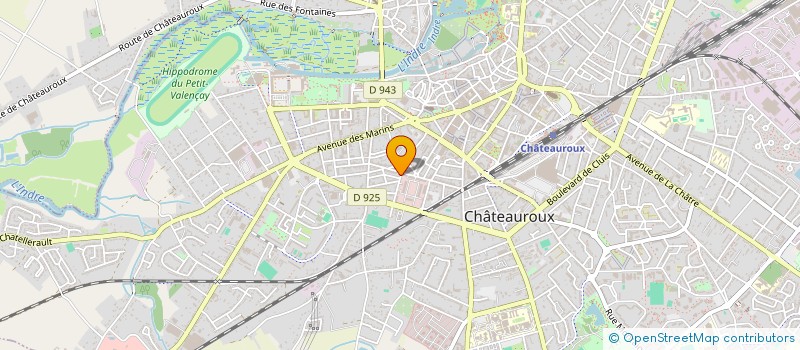 localisation de l'entreprise LYLOPROD à CHATEAUROUX