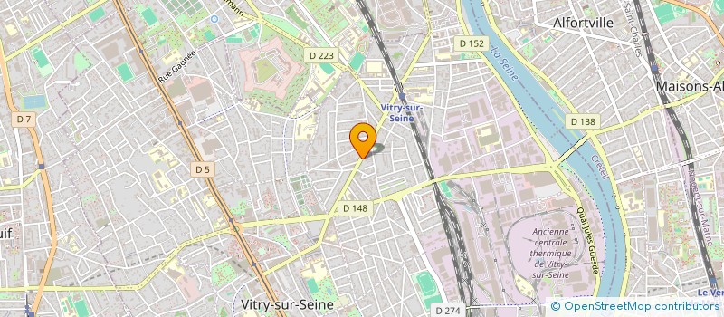 localisation de l'entreprise LYLY BEAUTY 94 à VITRY-SUR-SEINE