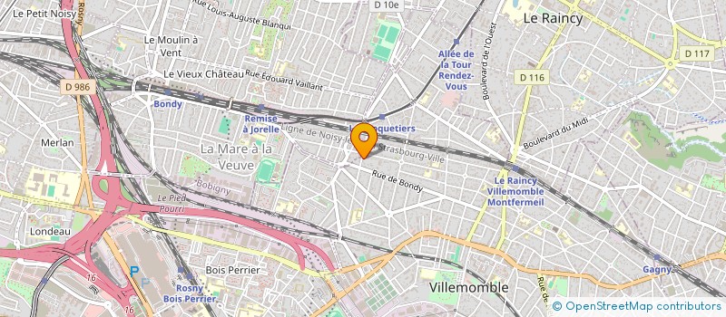 localisation de l'entreprise LYLY RENOV à VILLEMOMBLE