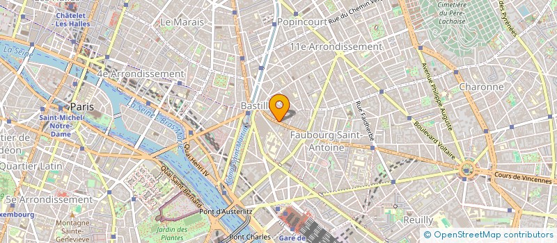 localisation de l'entreprise LYM  PARIS 11