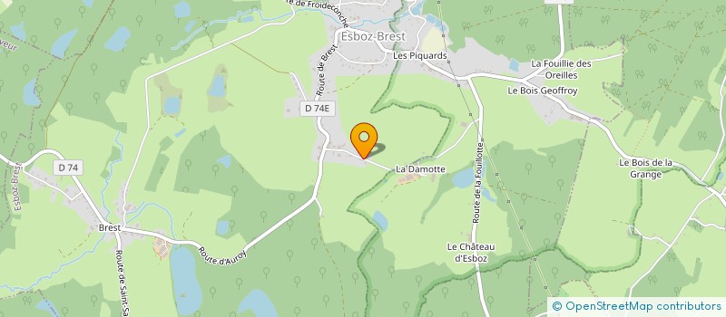 localisation de l'entreprise LYM  ESBOZ-BREST